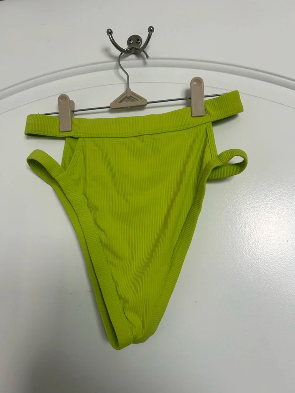Lovers & Friends Ribbed Bikini Bottom Green size M vacation chic summer travel - Picture 3 of 10